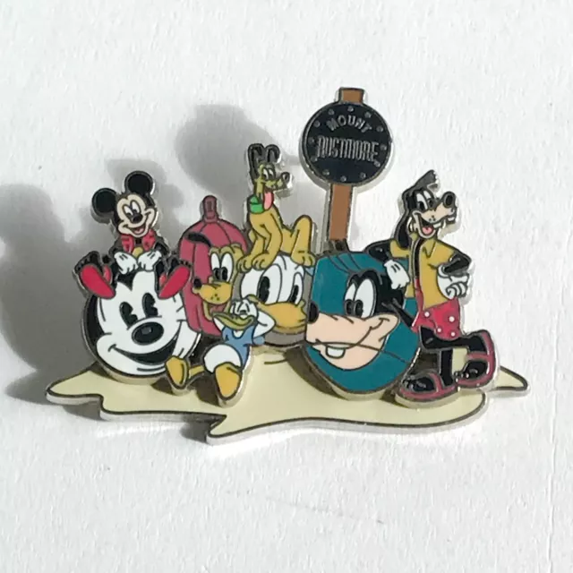 Disney Mount Rustmore Mickey Pluto Goofy Daffy Daisy Enamel Pin Cruise Line 2007