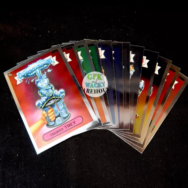 Garbage Pail Kids Chrome 4 100 Card Base Set +Wrapper 4Th Series 2021 3