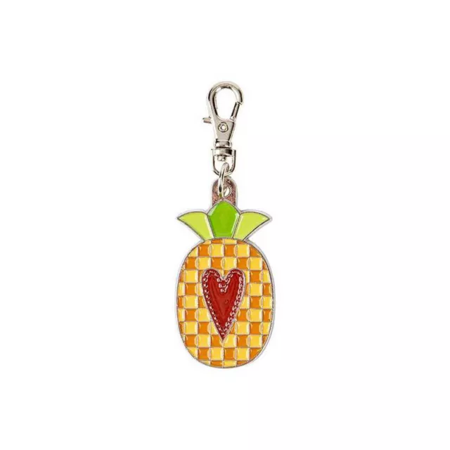 Lori Holt Enamel Happy Charm Pineapple