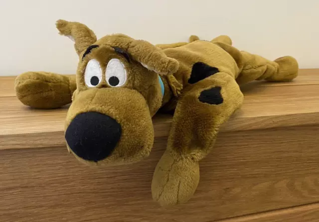 Vintage Warner Bros Scooby-Doo Soft Plush Toy Teddy Dog Flat Laying Large 26"