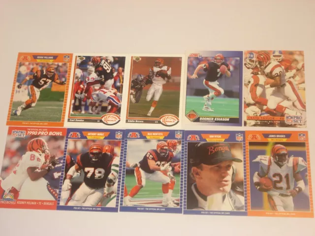 Lot 26 - 10 Cincinnati Bengals American Football NFL Trading Cards - See Details