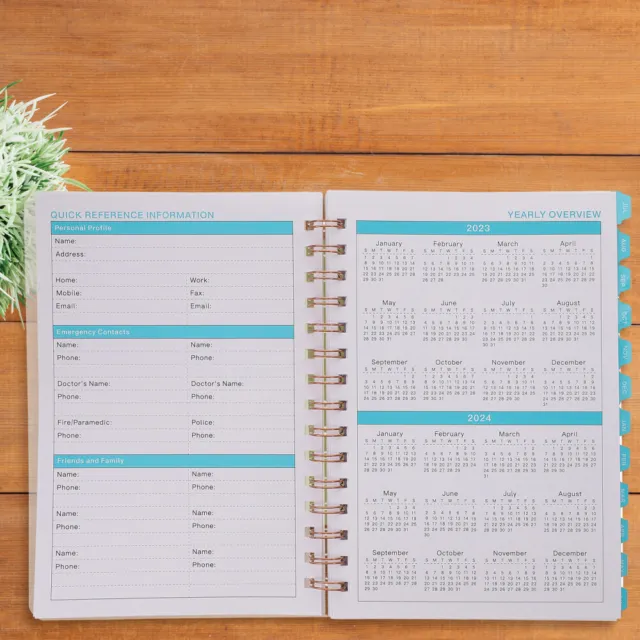 Monthly Finance Organizer Office Memo Pads 2023 Agenda Book Planner