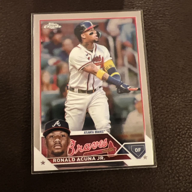 2023 TOPPS CHROME Ronald Acuna Jr. MVP Buyback Base Atlanta Braves 39