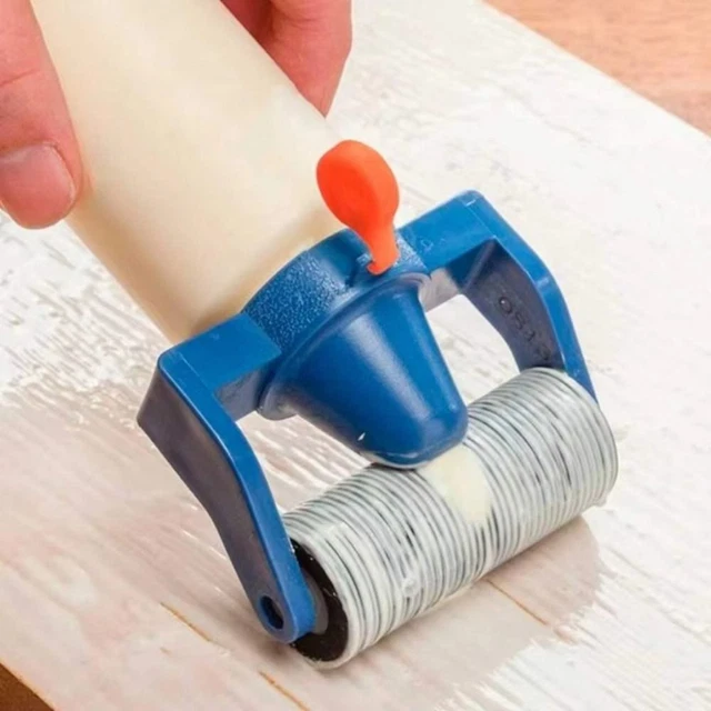 Cap Wood Glue Bottle DIY Glue Applicator Roller Dispenser  Wood