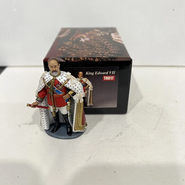 Figurine King & Country TR017 - Roi Edward VII - échelle 54mm - Métal