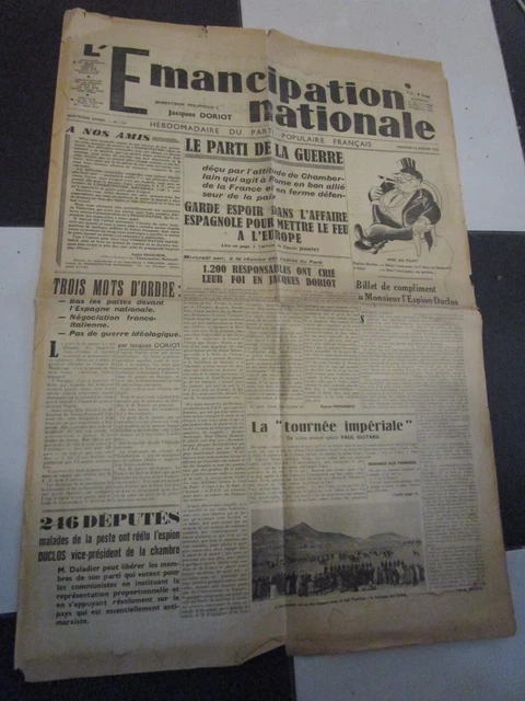 Journal D'époque Collaboration – Le Petit Parisien N°23892 – 2/11/1942