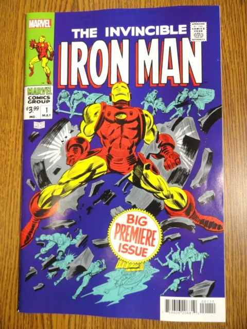 Invincible Iron Man #1 Facsimile Edition Reprint Classic Key NM 1st Solo Marvel