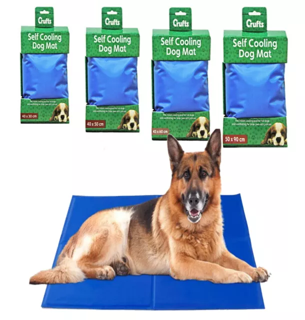 Dog Cooling Mat For Dogs Pet Cooling Mat Pet Cool Gel Mat For Pets Cat - 5 Sizes