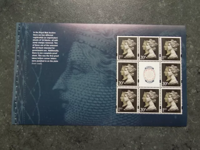 2009 GB QEII PRESTIGE BOOK PANE 2955A from DX46 TREASURES OF THE ARCHIVE MNH