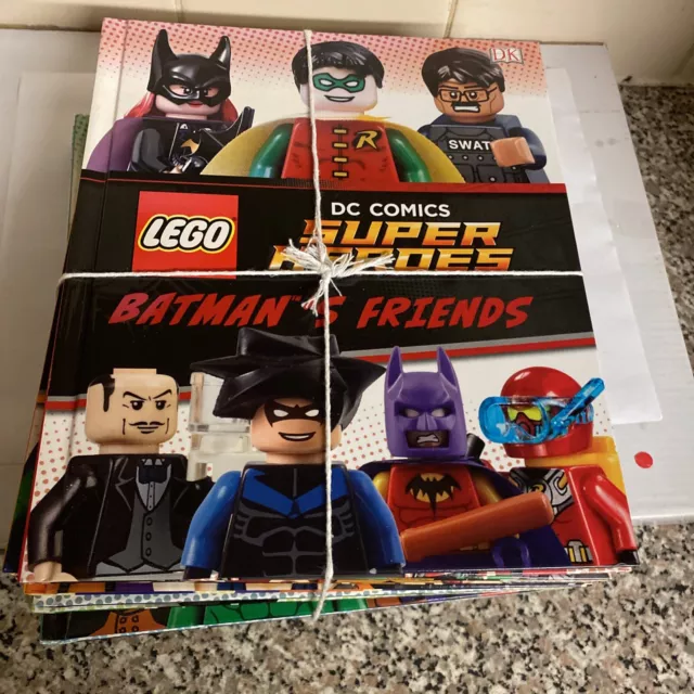 lego dc comics super heroes book bundle x10 books