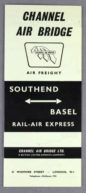 Channel Air Bridge Basel Southend - Basel Airline Timetable