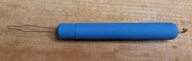 Kinman Agarre de Textura Botón y Cremallera Ayuda Aderezo Ayudante Amputado Artritis Azul