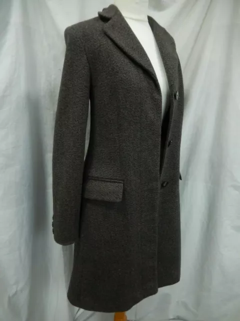 MARKS AND SPENCER Vintage Jacket Tweed Wool 40's 50's 60's Mod Duster 12 40 US 8