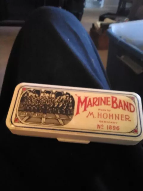 M. Hohner Marine Band Harmonica No. 1896 Made in Germany