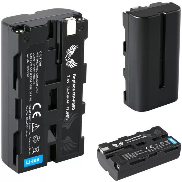 Batería SK para Sony NP-F990 NP-F980 NP-F970 NP-F960 NP-F750 NP-F550 con salida USB 5V 2