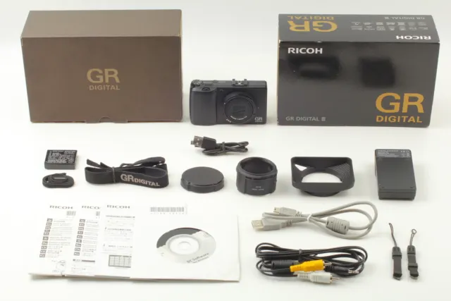 【Near MINT w/ Box , GH-2】 Ricoh GR DIGITAL III 10.0MP Compact Camera from JAPAN