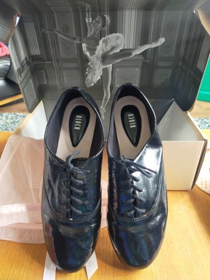 Bloch in vernice nera tribunali Danza Jazz Scarpe TAGLIA 38 5 RRP £ 100 Ragazze Da Donna 