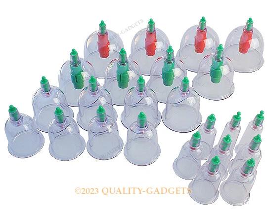 Chinese Cupping Set Magnet Therapy 24 Cups+DVD Tutorial