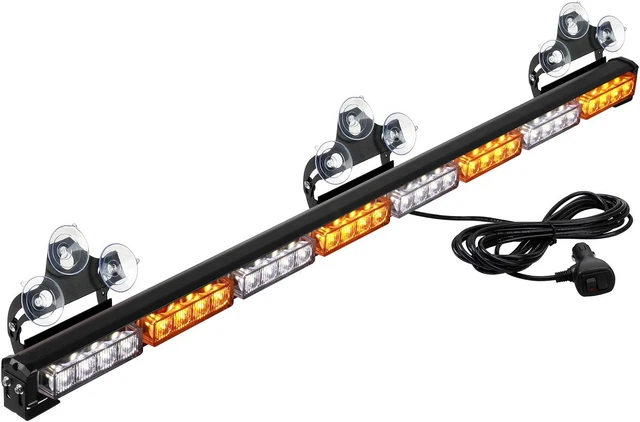 ASPL 36" 32LED Traffic Advisor Light Bar Warning Emergency Strobe Light Bar Dire