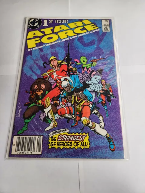 🚨🔥Vintage DC Comics 1983 Atari Force #1 Nice A-Force Newsstand Justice League