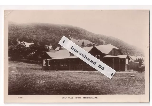 Golf Club House, Penmaenmawr 1924 RP by Kingsway