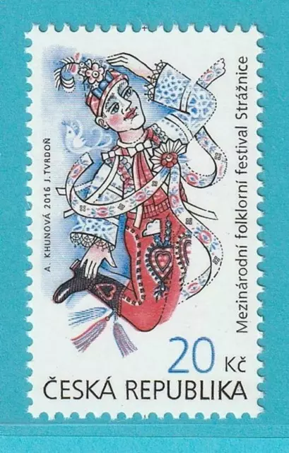 Tschechische Republik aus 2016 ** postfrisch MiNr. 888 Trachten