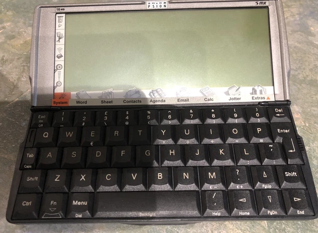 Vintage Psion Series 5MX Palmtop Computer - Handheld PDA (1900-0142-01)