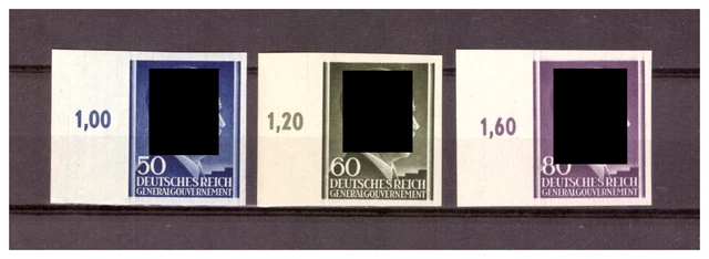 Government Collection GENERAL GOVERNMENT COLLECTION Adolf Hitler Mi.83U-85U Toothless HAN ...