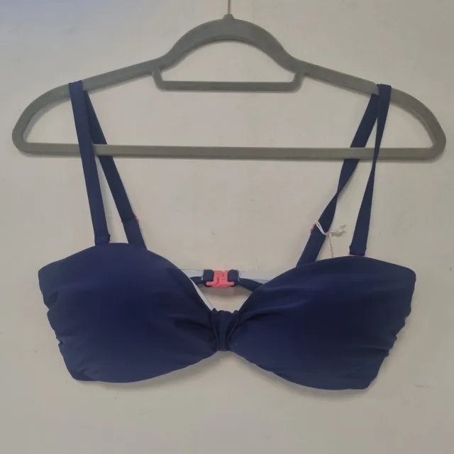 Boden Womens Bikini Top - Navy, Size 12 UK [New, No Tags]
