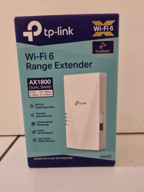 TP-Link AX1800 Dual Band Wi-Fi 6 Range Extender Broadband/Wi-Fi Extender 1175328