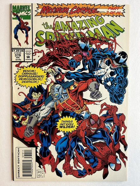 Amazing Spider-Man #379 | FN/VF | Venom, Shriek | Maximum Carnage pt 7 | Marvel