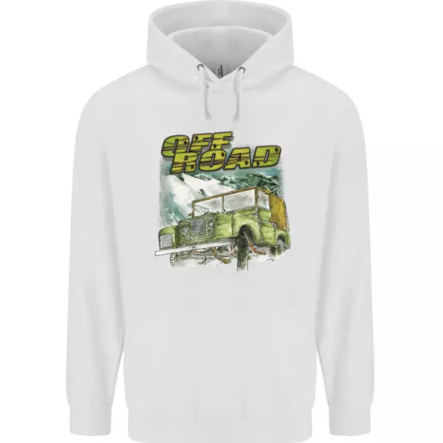 Felpa con cappuccio Off Road 4X4 Off Roading quattro ruote motrici da uomo 80% cotone
