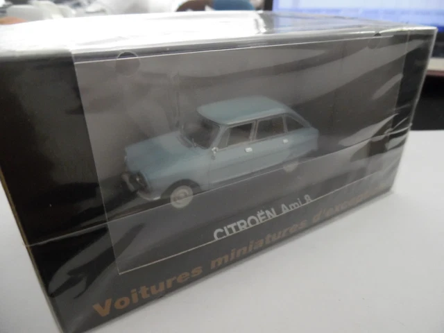 1/43ième – NOREV – CITROEN AMI 8 Bleue