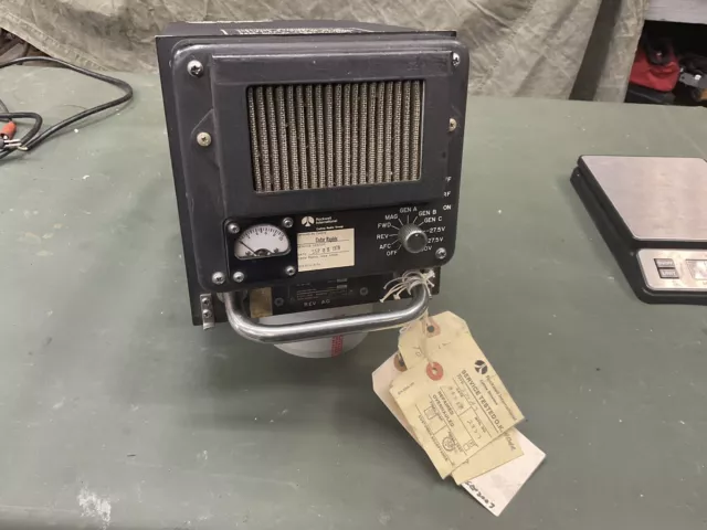 Military Aircraft Radio Collins 374a3 Transceiver Weather Radar Vintage Avionics