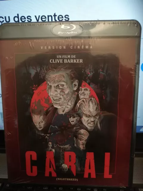 Cabal Film Clive Barker Blu-Ray 1990/2021 Neuf Sous Blister