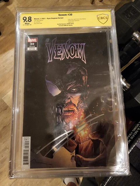 CBCS 9.8 Venom#30 SIGNED BY DONNY CATES (Marvel 2021)RYAN STEGMAN VARIANT BUNDLE