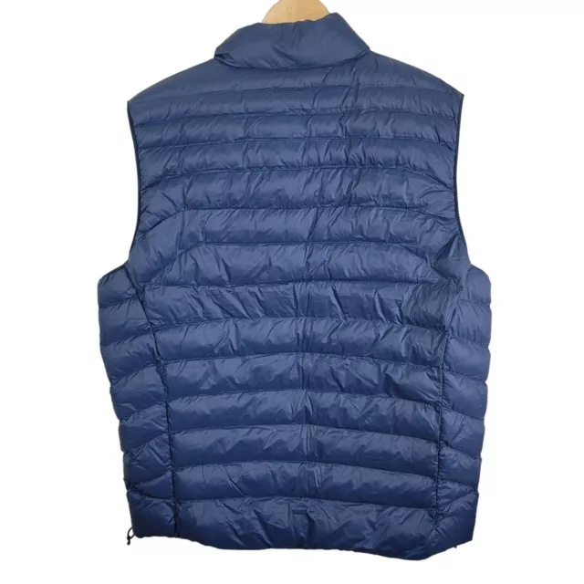 Polo Ralph Lauren Men's Active Puffy Vest size XL Blue Full Zip Packable Pony 2
