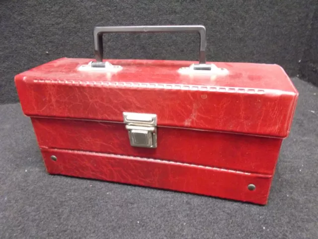 Kassettentasche/Suitcase Vintage, Bordeaux. #IK-450