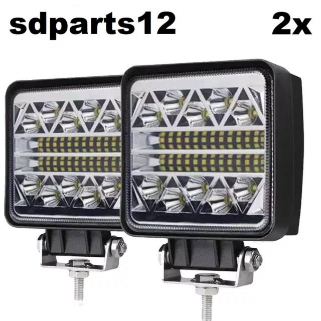 2x 108W 36LED Faro Luce Lavoro Supplementare 12/24V Auto Camion Fuoristrada IP67