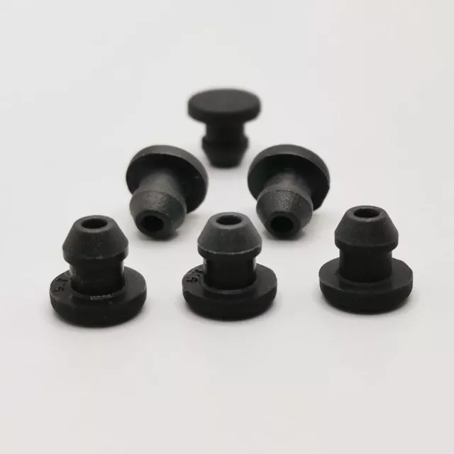 2,5 mm-61 mm negro enchufe silicona goma junta tubo de tocón