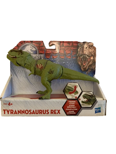 Jurassic Park World Bashers & Biters T REX Green Dino Hasbro Tyrannosaurus NEW