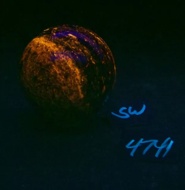 Fluorescent Svabite 73mm Langban Sweden Sphere 4741