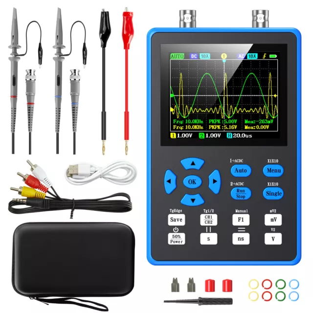 Digitales Oszilloskop Dual-Kanal-Oszilloskop Signalgenerator 120M Bandbreite
