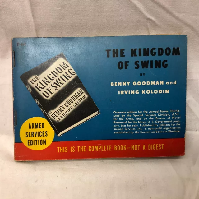 Libro del Reino del Swing edición de los servicios armados 1939