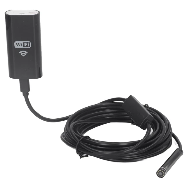 Borescope 2MP 3.3ft Compact 8 LEDs Endoscope Camera IP67 For Pipe Testing