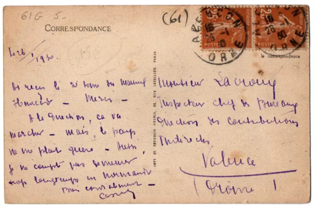CPA 61 - ALENCON (Orne) - 10. Rue du Cours un jour de marché - LL 2