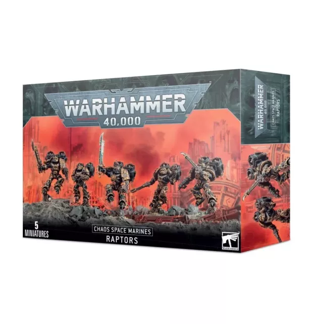 Chaos Space Marines Raptors - Warhammer 40k - Brand New! 43-13