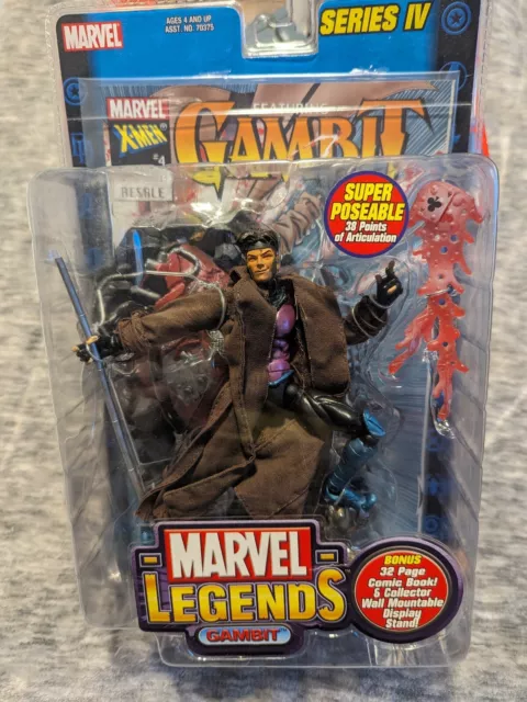 Toybiz Marvel Legends Gambit Series 4 Iv New In Box Action Figure Nib Xmen