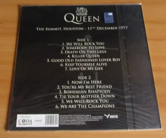 Queen News Of The World In Concert Houston 1977 Lp Green Vinyl Nuovo (New Vinyl) 2