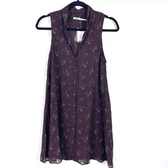 NEW Urban Outfitters Kimchi Blue Katrina Sleeveless Button-Down Swing Dress